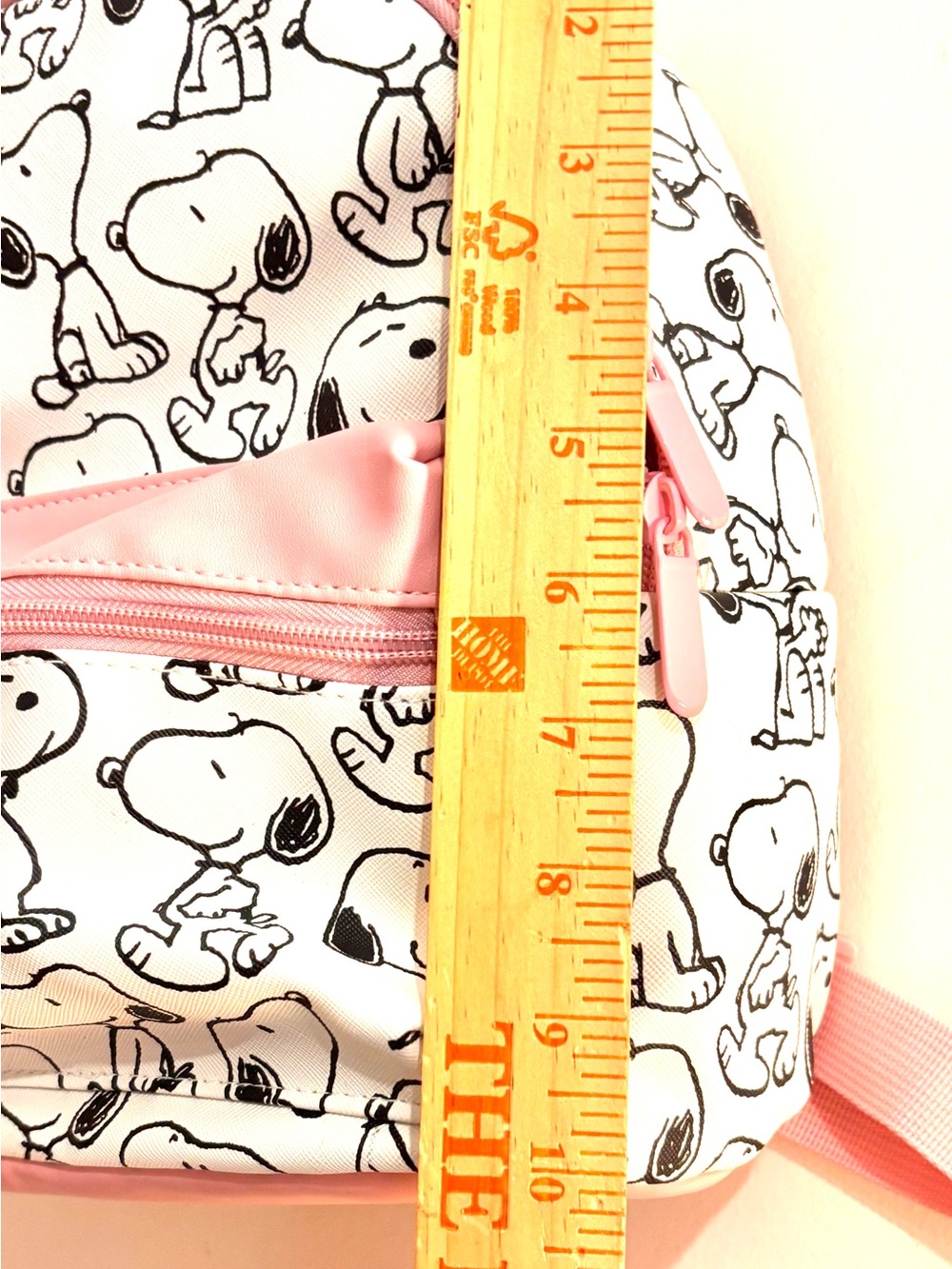 Hard to find Pink and white Snoopy All Over Small Backpack Brand New - Picture 7 of 10